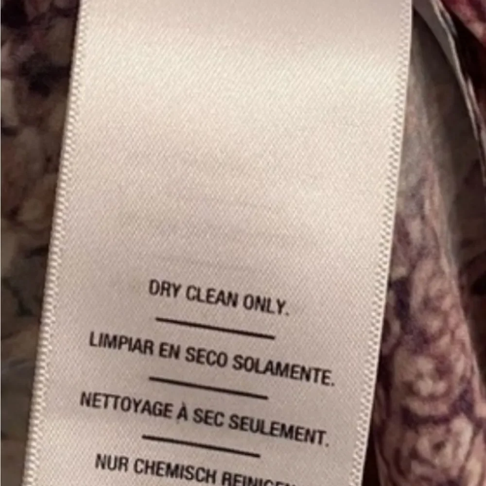 7 For All Mankind Snakeprint Wrap Dress XL Boho Hippie Summer Silk/Viscose NWT - Picture 7 of 11